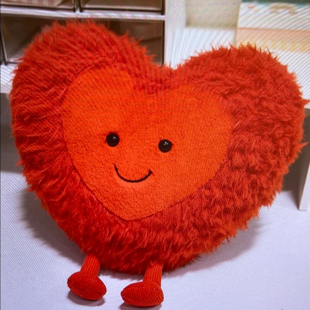 Red Heart Plush Toy